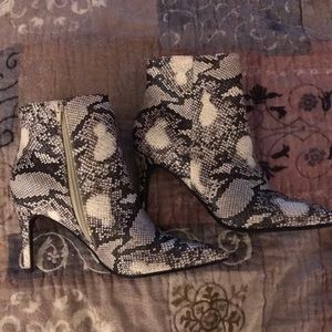 Snakeskin heels